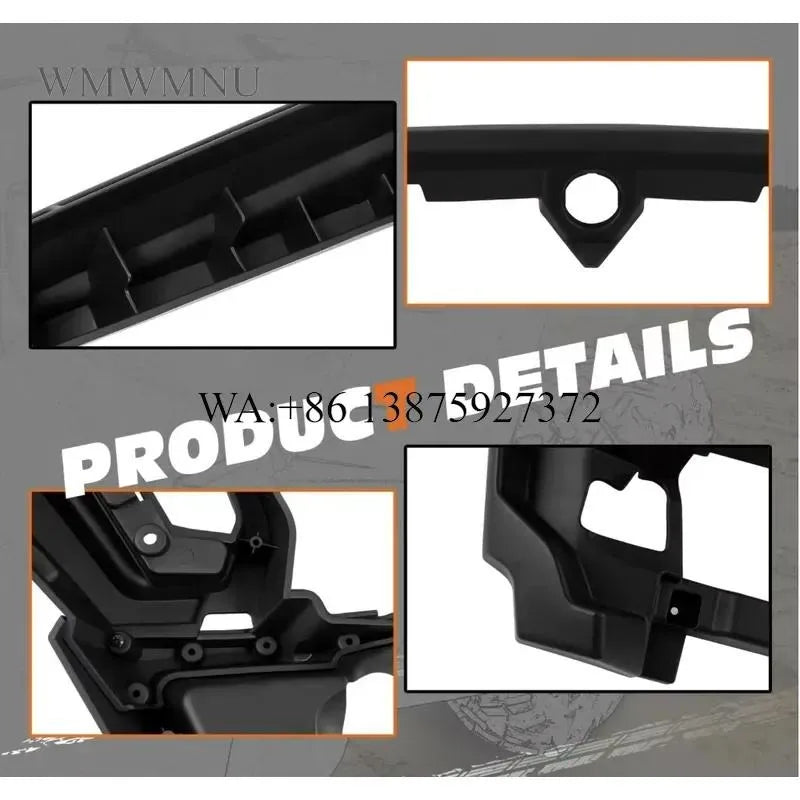 Front Fascia Bumper Cover Panel, Black for Polaris RZR XP 1000, RZR XP Turbo & RZR Trail