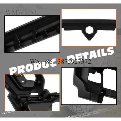 Front Fascia Bumper Cover Panel, Black for Polaris RZR XP 1000, RZR XP Turbo & RZR Trail