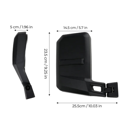 Wide Side Mirrors with Nylon and Aluminum Mounts for Can-Am Defender (2016–2024)