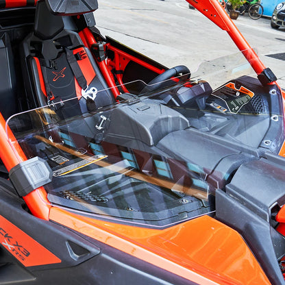 Clear Polycarbonate Half Windshield for Can-Am Maverick X3 (2017–2024)