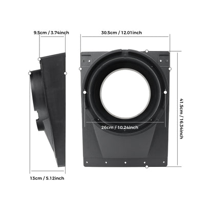 10-Inch Under-Seat Speaker Pod Enclosure for Can-Am Maverick R (2024–2025)