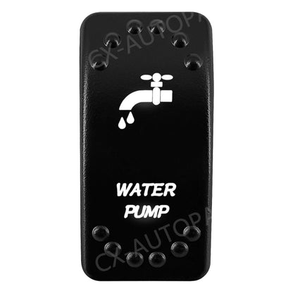 Waterproof Backlit Rocker Switch, 20A 12V for UTV & SXS
