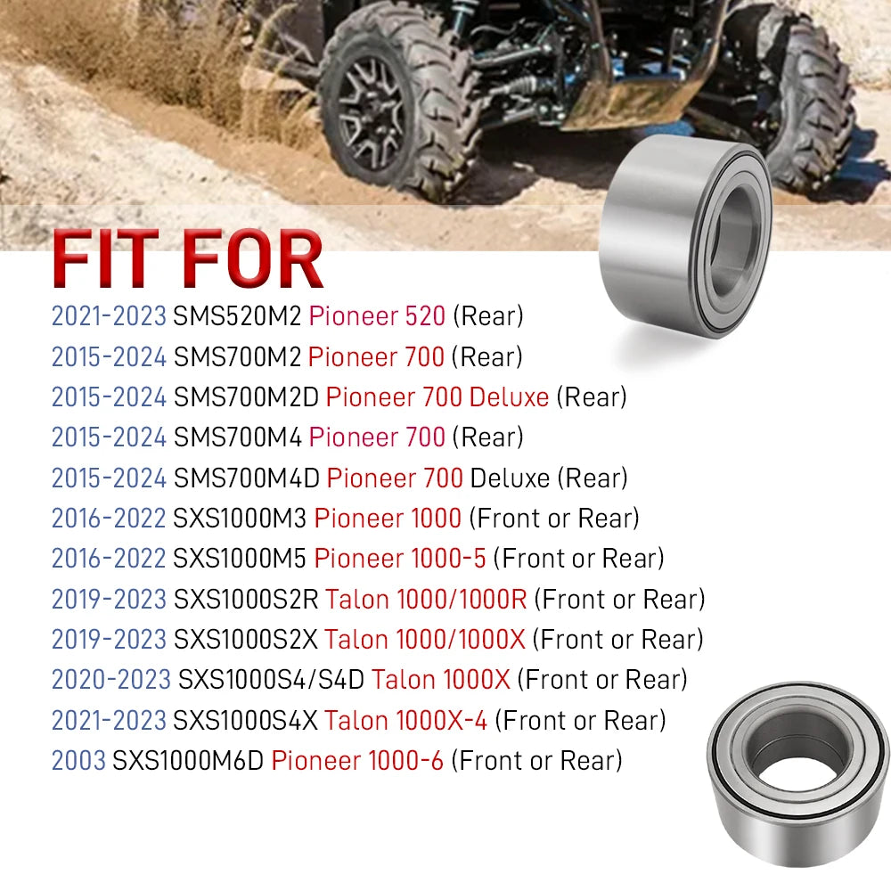 Rear Wheel Bearing Circlip Kit for Honda Pioneer 500, Pioneer 520 & More