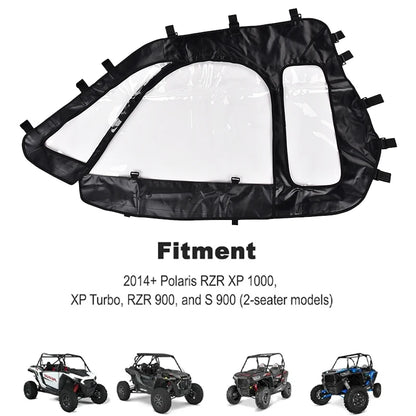 Soft Cab Door Set with Windows for Polaris RZR XP 1000, RZR XP Turbo & RZR 900