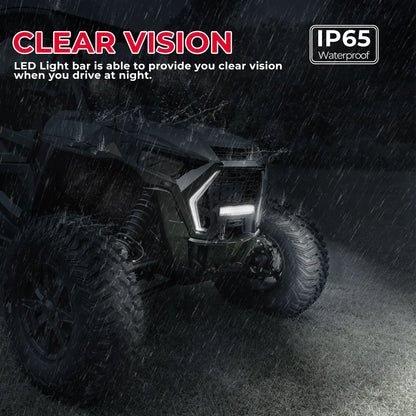 Front Lower Mesh Grille with LED Lights for Polaris RZR XP 1000 & RZR XP Turbo