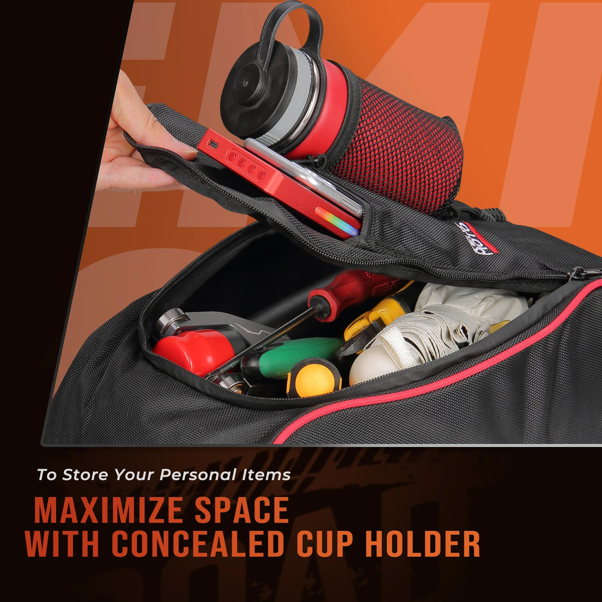 Center Console Shoulder Storage Bag for Can-Am Maverick X3 (2017–2023)