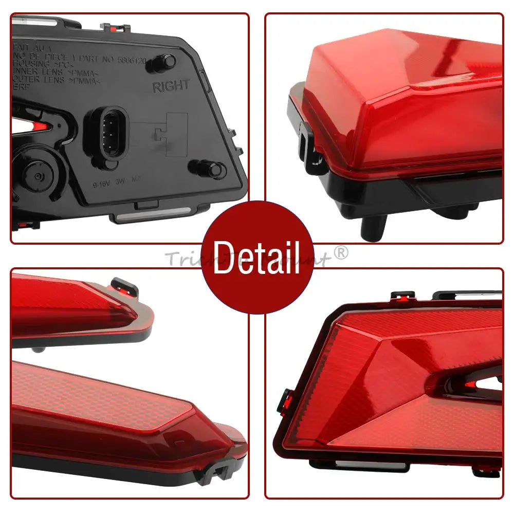 LED Tail Light Assembly, Brake and Stop for Can-Am Maverick X3 (2017–2026)