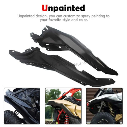 ABS Rear Fascia Cover and Fender Guard for Can-Am Maverick X3 (2017–2024)