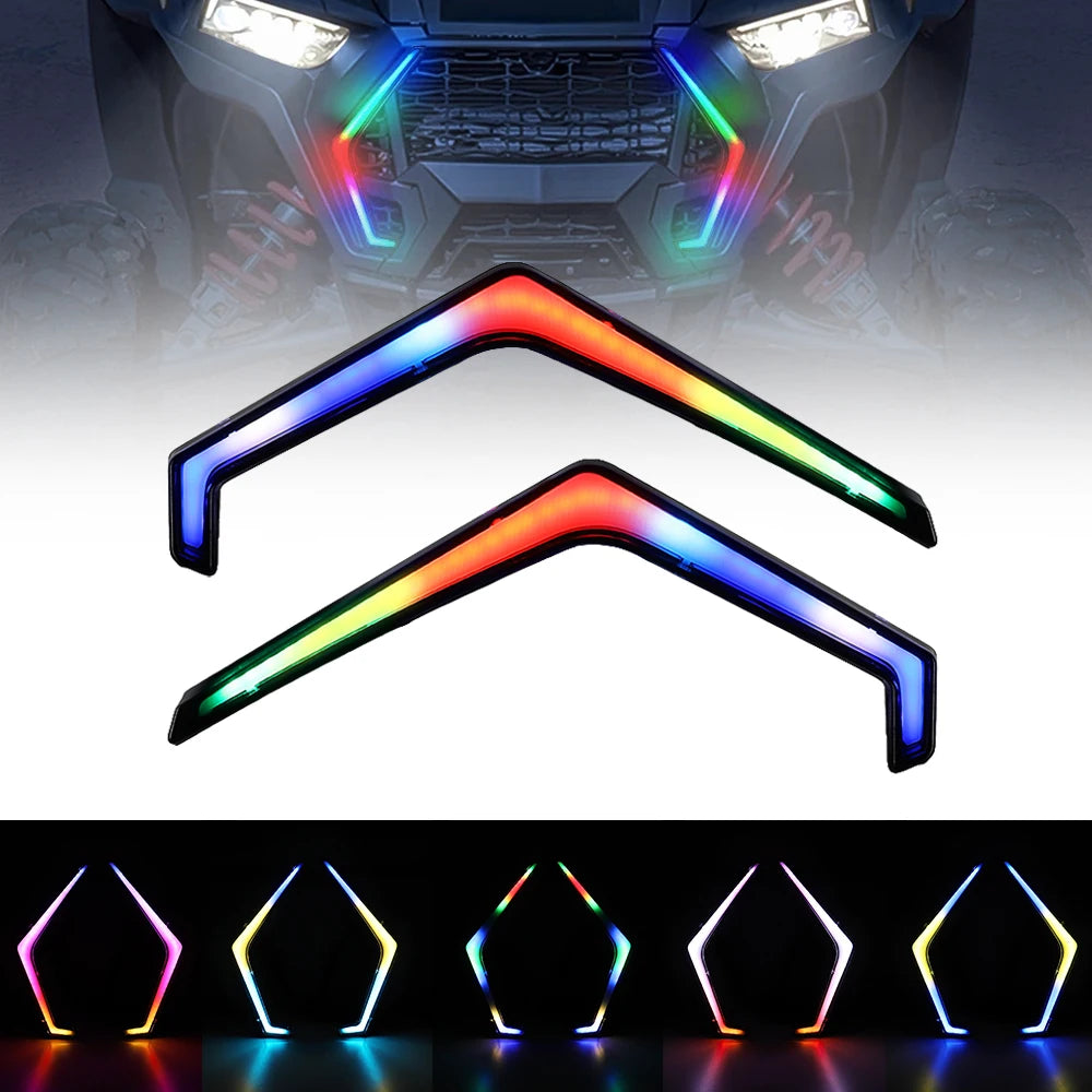 RGB Chasing LED Fang Turn Signal Lights (Pair) for Polaris RZR XP 1000 & RZR XP Turbo