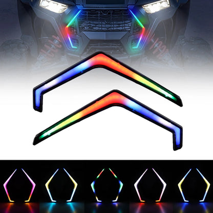 RGB Chasing LED Fang Turn Signal Lights (Pair) for Polaris RZR XP 1000 & RZR XP Turbo