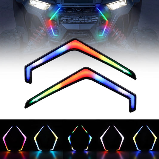 RGB Chasing LED Fang Turn Signal Lights (Pair) for Polaris RZR XP 1000 & RZR XP Turbo