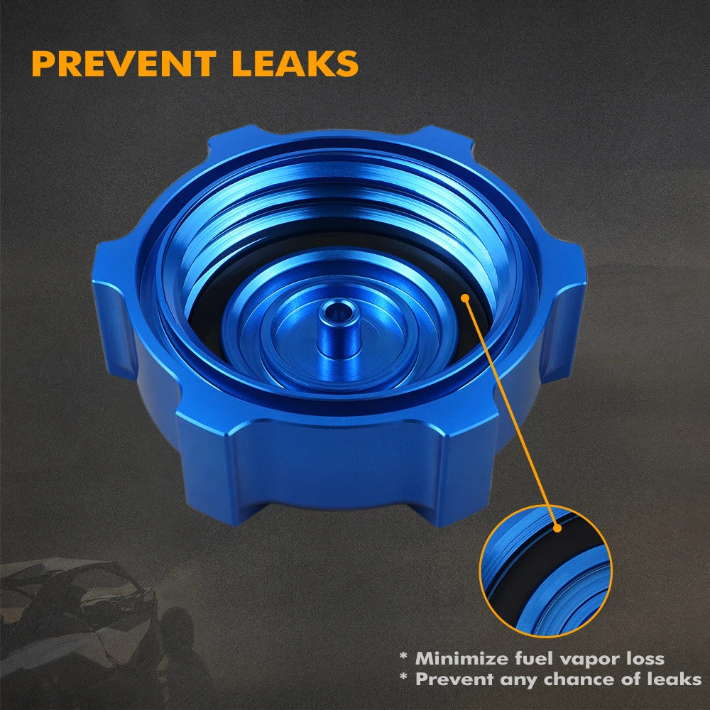NICECNC Aluminum Fuel Tank Cap Cover for Can-Am Maverick X3 (2017–2024)