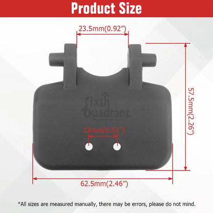 Replacement Seat Latch Lever, Black for Polaris General, RZR Trail & More