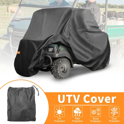 Waterproof 210D-PU Outdoor Vehicle Storage Cover for Kawasaki Mule SX (2017–2026)