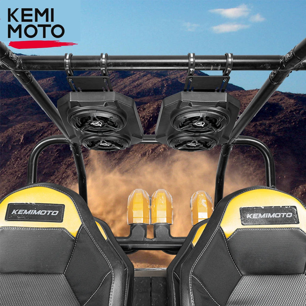 Bluetooth Sound Bar with 6.5-Inch Speakers for UTV & SXS