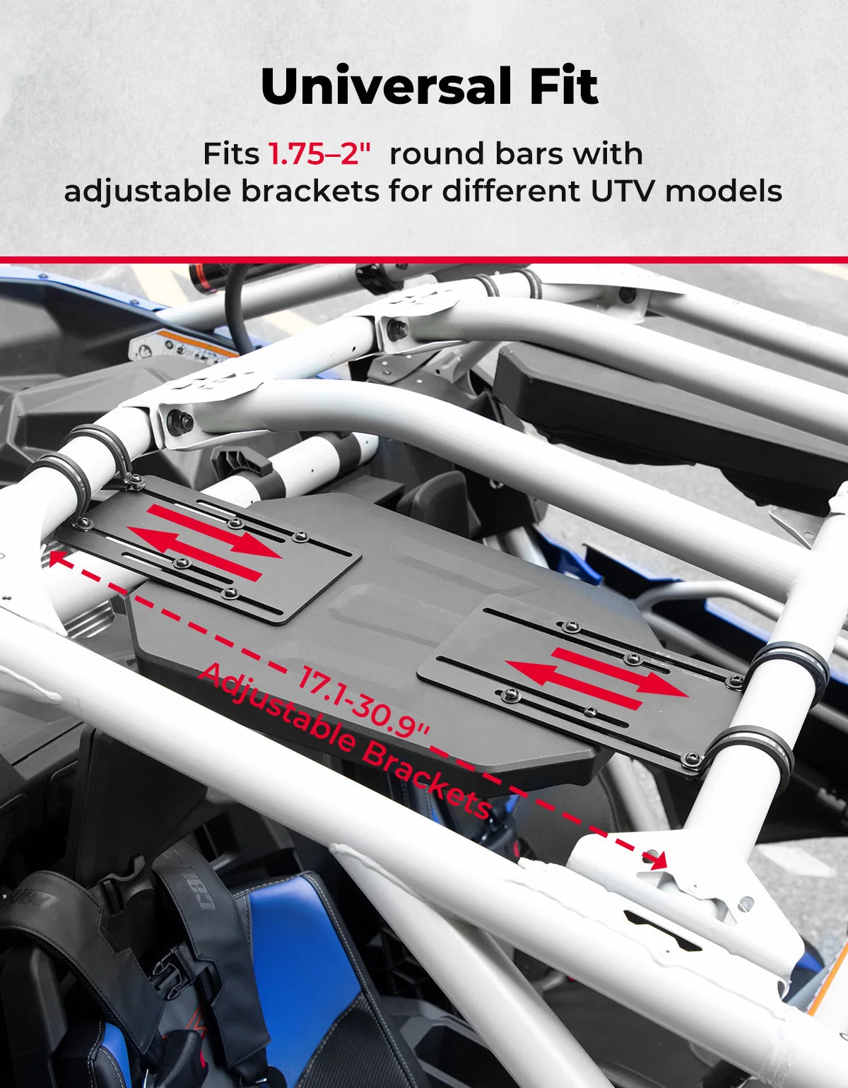 6.5-Inch Bluetooth Roll Cage Speakers, Waterproof for UTV & SXS