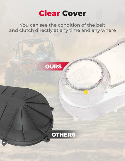 CVT Clutch Cover with RGB Light for Polaris RZR XP 1000, RZR 570 & Ranger XP 900