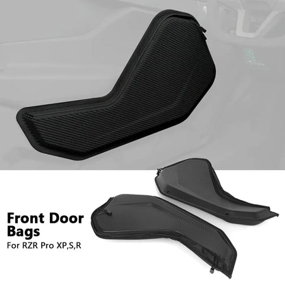 Front Door Storage Bags, Carbon Fiber Look for Polaris RZR Pro XP & RZR Pro R