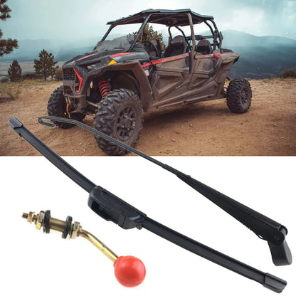 Windshield Wiper Kit for 1/2-Inch Hole Mount for UTV & SXS