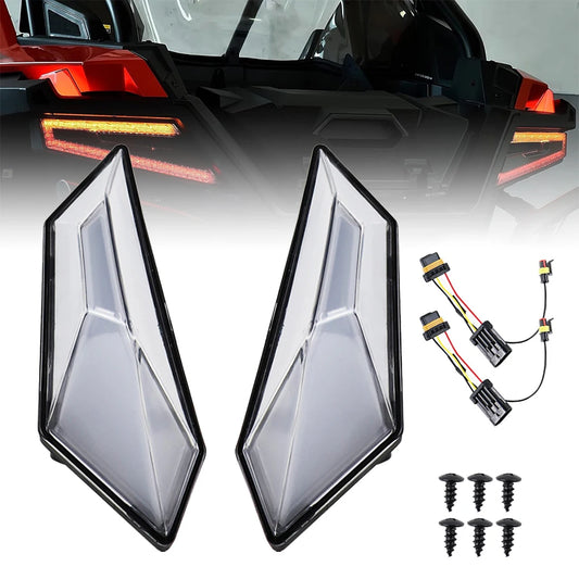 LED Rear Side Marker Lights for Polaris RZR Pro XP, RZR Pro R & RZR Turbo R
