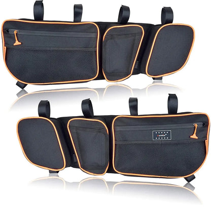 Front Upper Door Storage Bags with Knee Pads for Can-Am Maverick X3 (2017–2026)