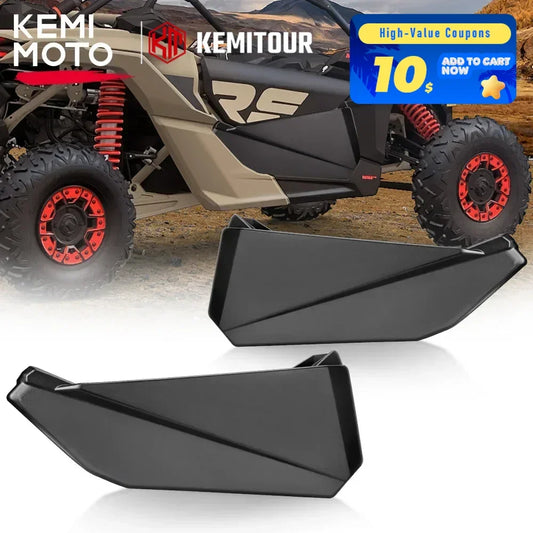 Lower Door Panel Inserts with Metal Frame, 2-Door for Can-Am Maverick X3 (2017–2025)