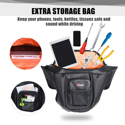 18L Behind-Seat Shoulder Storage Bag for Polaris General (2016–2022)
