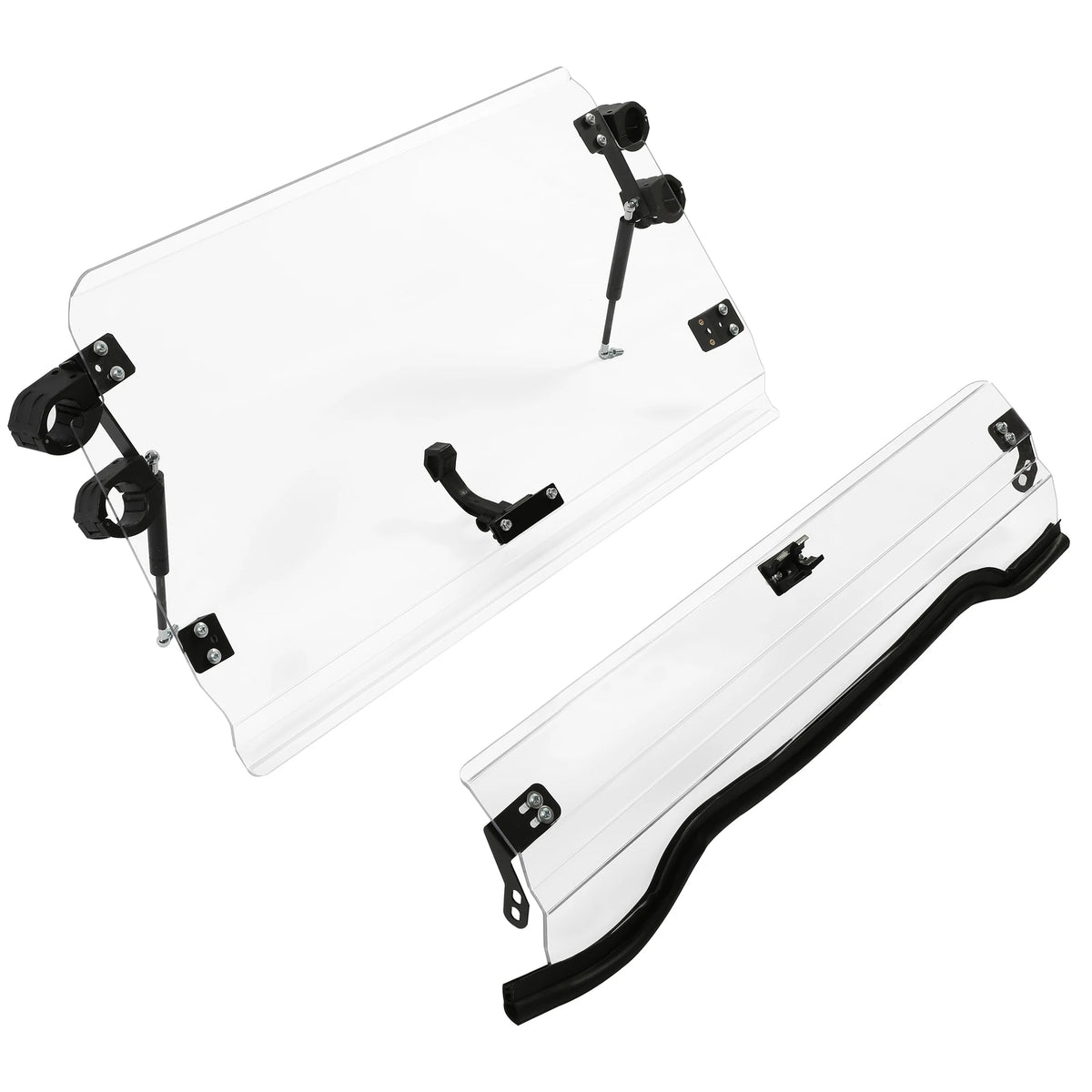 2-in-1 Flip-Up Split Full Windshield for Polaris RZR XP 1000 & RZR 900