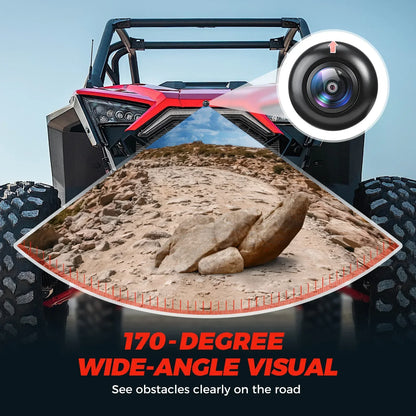 IP67 Night Vision Front Camera for Polaris RZR Pro R, RZR XP 1000 & More