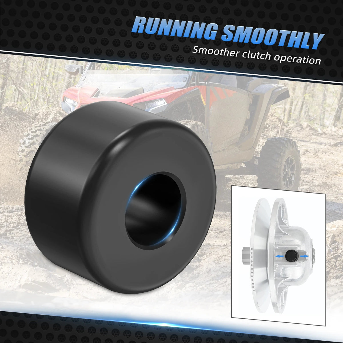 Secondary Clutch Roller Kit for Polaris RZR 570 & RZR 900