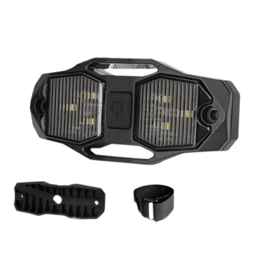 Red and White LED Roll Cage Dome Light with Switch for UTV & SXS