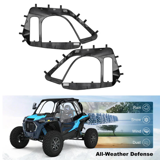 Waterproof Soft Upper Doors, 2-Seat for Polaris RZR XP Turbo (2016–2021)