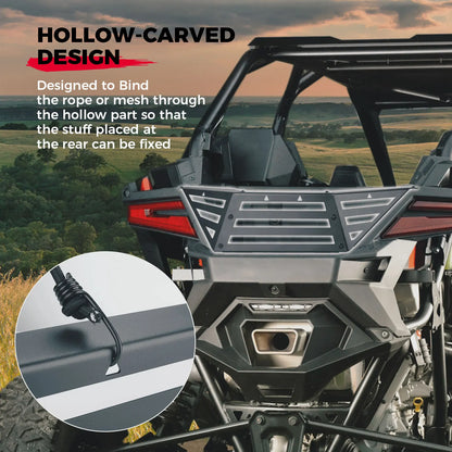 KEMIMOTO Steel Rear Cargo Tailgate Extender Kit for Polaris RZR Pro R (2022–2024)