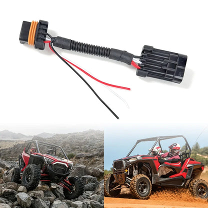 Tail Light Whip Power Harness Adapter for Polaris RZR XP 1000, RZR XP Turbo & More