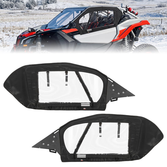 2-Door Soft Upper Door Enclosures, Steel Frame for Can-Am Maverick X3 (2017–2026)