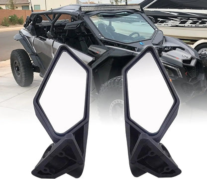 Racing Style Side Rear View Mirrors for Can-Am Maverick X3 (2017–2023)