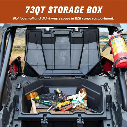 73-Quart Forward Cargo Storage Box for Polaris RZR Pro XP & RZR Turbo R