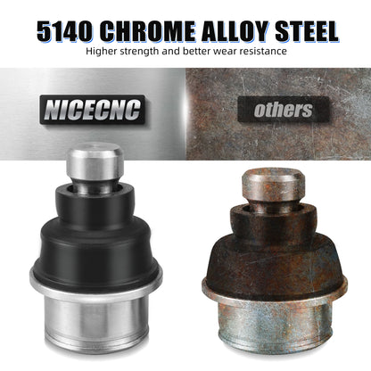 NICECNC Upper and Lower Ball Joint Kit for Can-Am Maverick X3, Maverick Trail & Defender