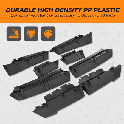 2.5-Inch Extended Fender Flares, Front and Rear for Can-Am Commander (2011–2020)