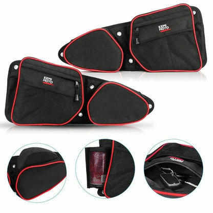KEMIMOTO Door Storage Bags with Knee Pads for Polaris RZR XP 1000, RZR 900 & RZR XP Turbo