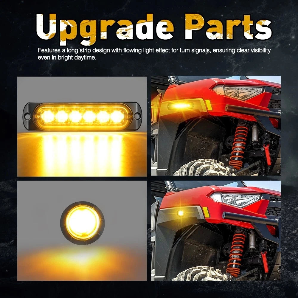 Street Legal Turn Signal Kit with Horn and Toggle Switch for UTV & SXS