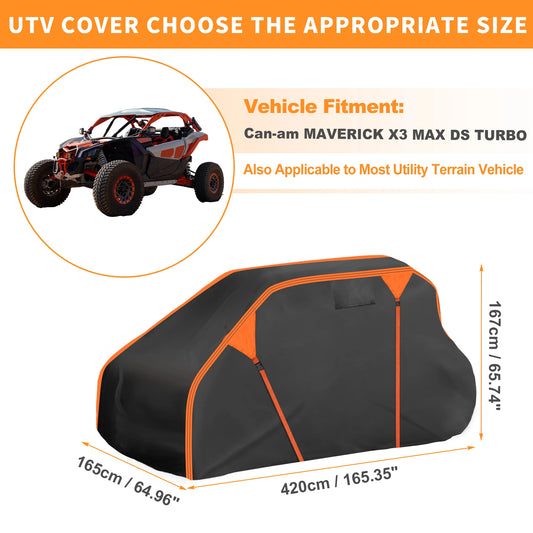 Waterproof 4-Seat Side-by-Side Cover for Can-Am Maverick X3 (2017–2026)