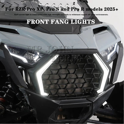 LED Front Fang Accent Lights with DRL and Turn Signals for Polaris RZR Pro XP & RZR Pro R