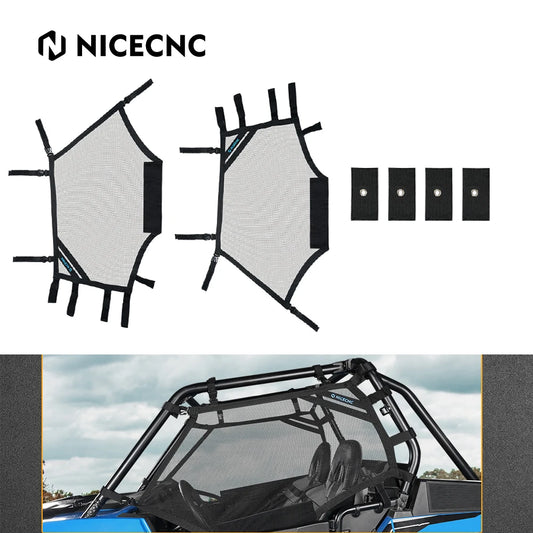 NICECNC Nylon Window Nets for Polaris RZR XP 1000, RZR 900 & RZR XP Turbo