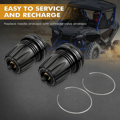 Rear Shock Nitrogen Reservoir End Cap for FOX 2.5-Inch for UTV & SXS