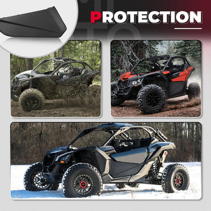 Lower Door Panel Inserts with Metal Frame, 2-Door for Can-Am Maverick X3 (2017–2026)