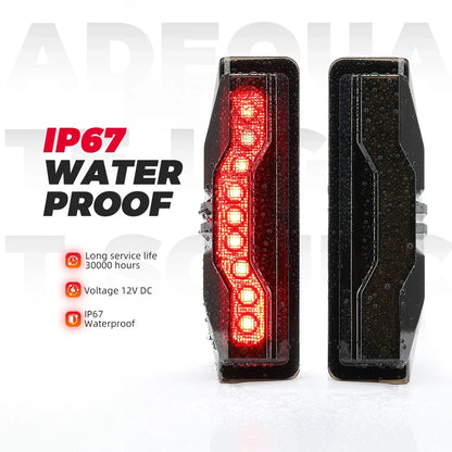 KEMIMOTO LED Rear Tail Light Brake Assembly for Polaris Ranger XP 900, Ranger XP 1000 & More