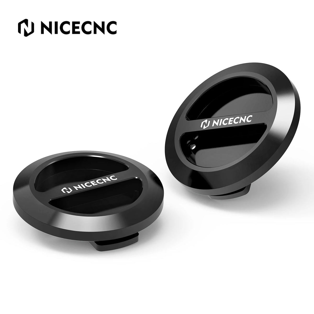 NICECNC Aluminum Floor Drain Plugs (2-Pack) for Polaris General, RZR XP Turbo & RZR Trail