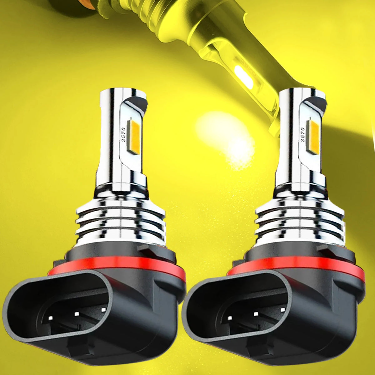 LED Headlight Bulb Upgrade, White for Kawasaki Teryx & Teryx4