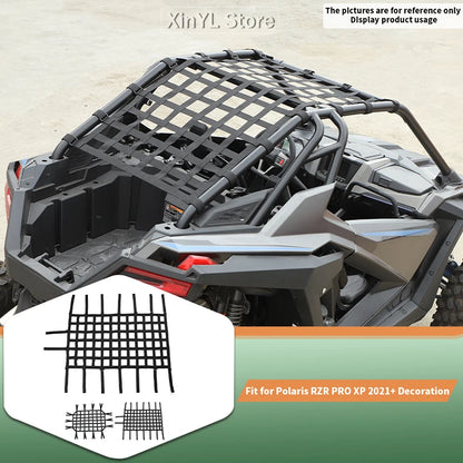 Oxford Cloth Roof Safety Net for Polaris RZR Pro XP (2021–2026)